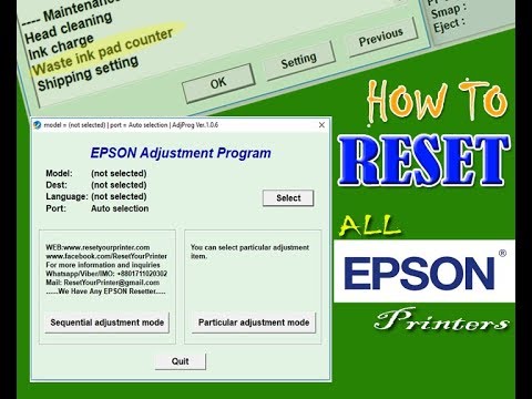 free epson adjustment program